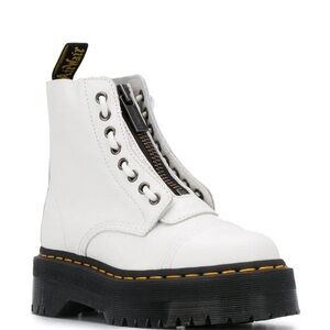 SINCLAIR JUNGLE BOOT WHITE LEATHER Doc Marten